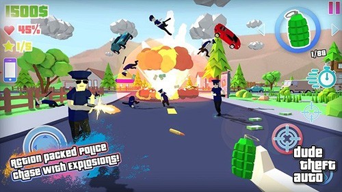 DudeTheftWars内置菜单中文版截图1