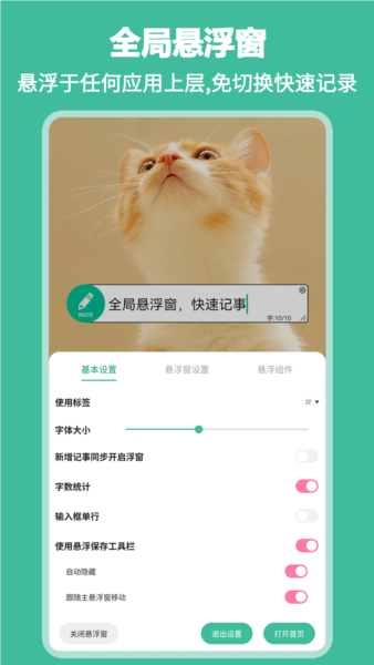 iNote悬浮记事本APP截图3