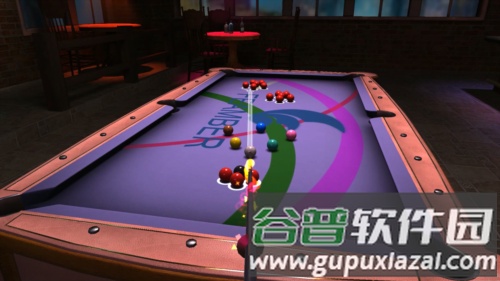 真实3d台球明星之路华为正版截图4