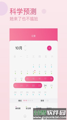 月经期排卵期助手app截图3