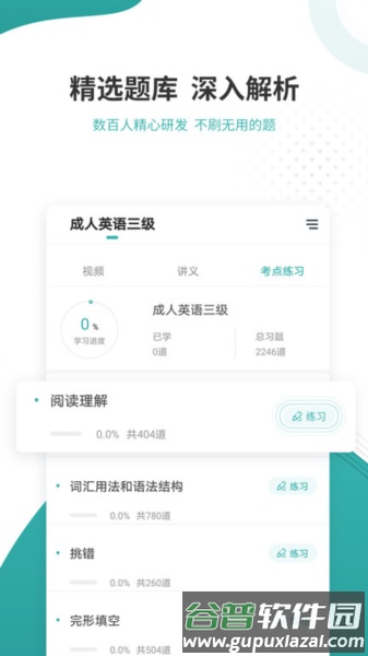 学位英语准题库官方版截图3