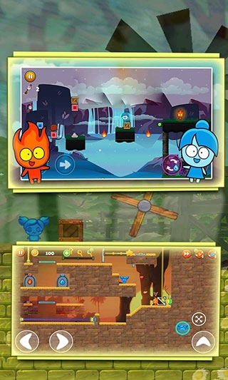 冰火人大逃亡小游戏截图5