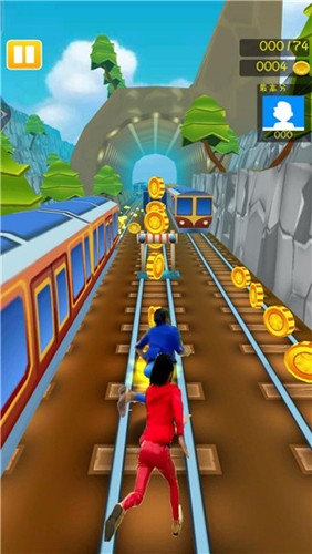 奔跑吧快乐出发蓝色妖姬跑酷截图3