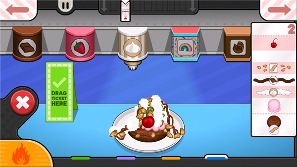 老爹冰淇淋店游戏截图5