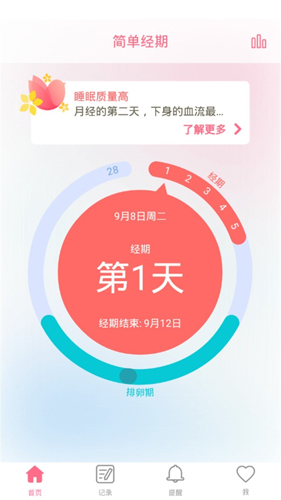 简单经期app截图1