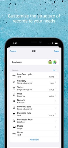 Memento Database app截图3