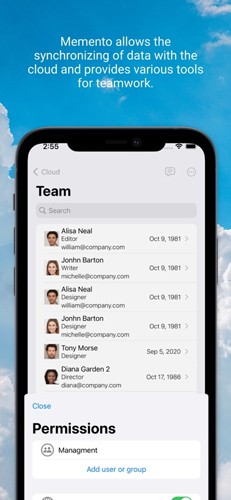 Memento Database app截图4