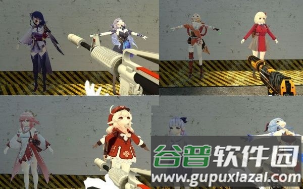 CS起源二次元人物模型MOD皮肤包版截图2
