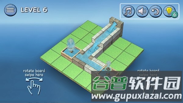 流水喷泉3D拼图截图1