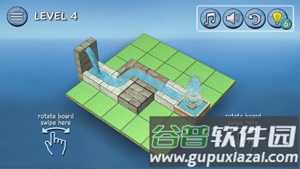 流水喷泉3D拼图截图3