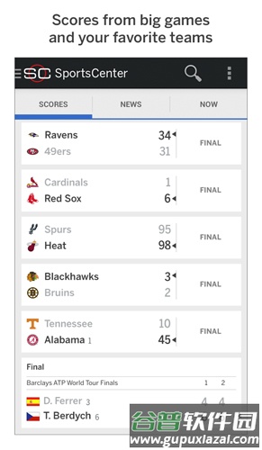 ESPN比分中心app截图4