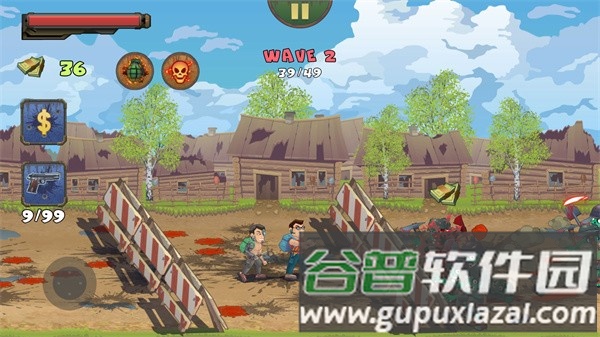 两个家伙与僵尸2内置功能菜单版截图1