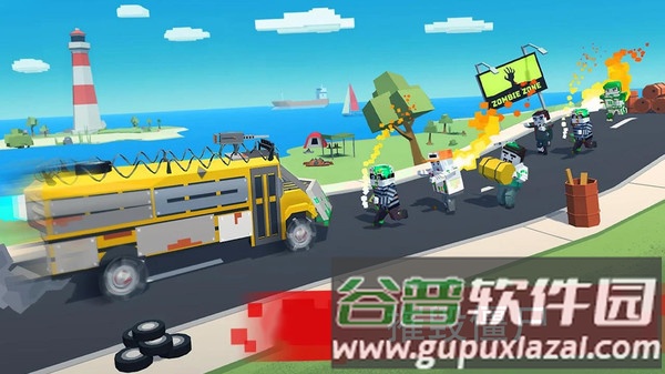僵尸赛车战场手游截图2