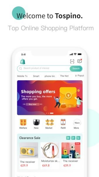 tospino商城app截图2