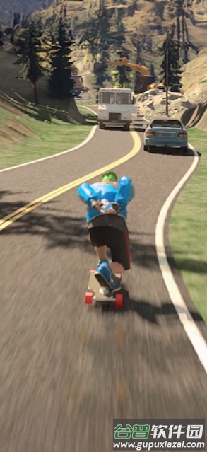 速降赛车手游戏(Downhill Racer)截图2