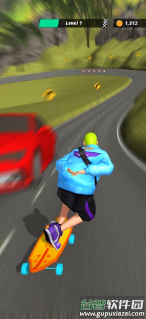 速降赛车手游戏(Downhill Racer)截图3