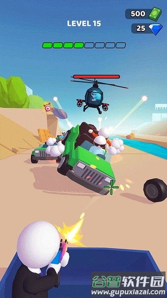 街口枪战游戏下载(Rage Road)截图3