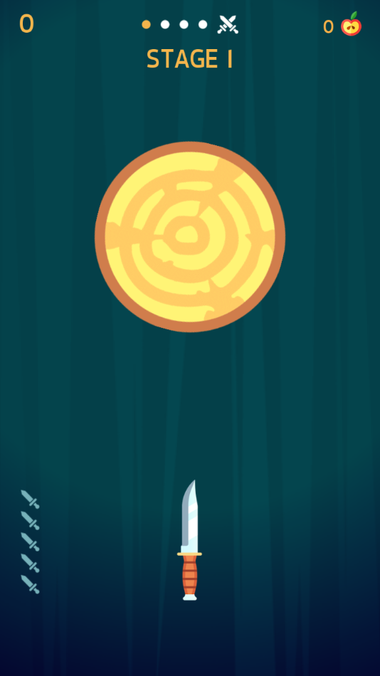 飞刀挑战小游戏下载(Knife Hit)截图1