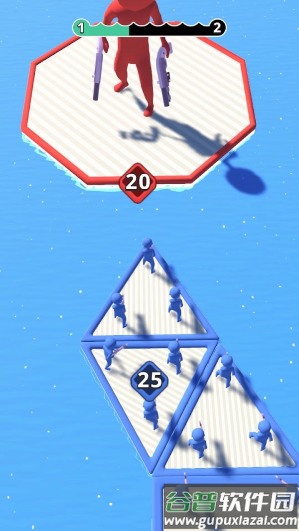 木筏人群大战手游截图1