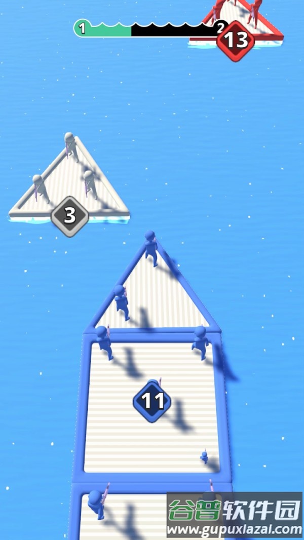 木筏人群大战手游截图3