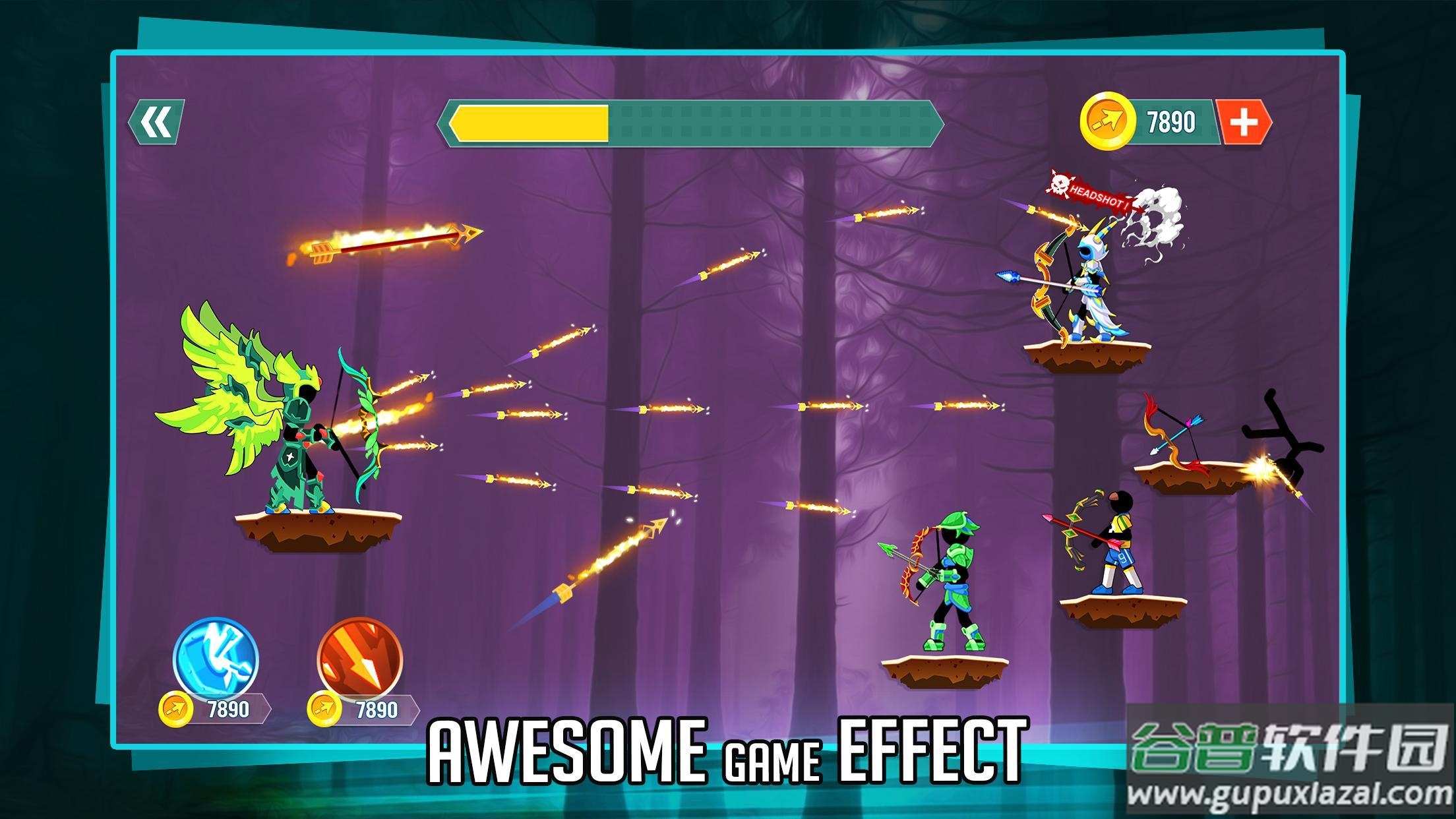 火柴人射手战士游戏截图1
