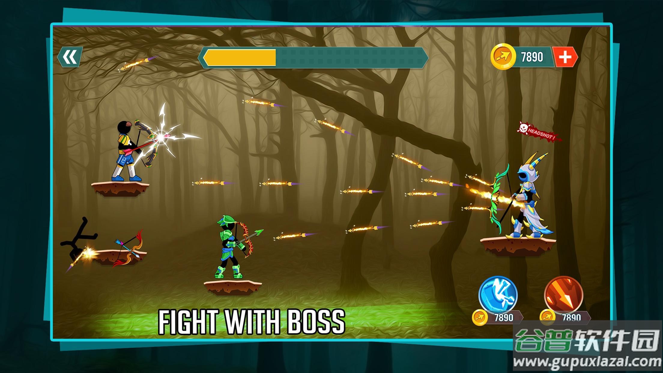 火柴人射手战士游戏截图2