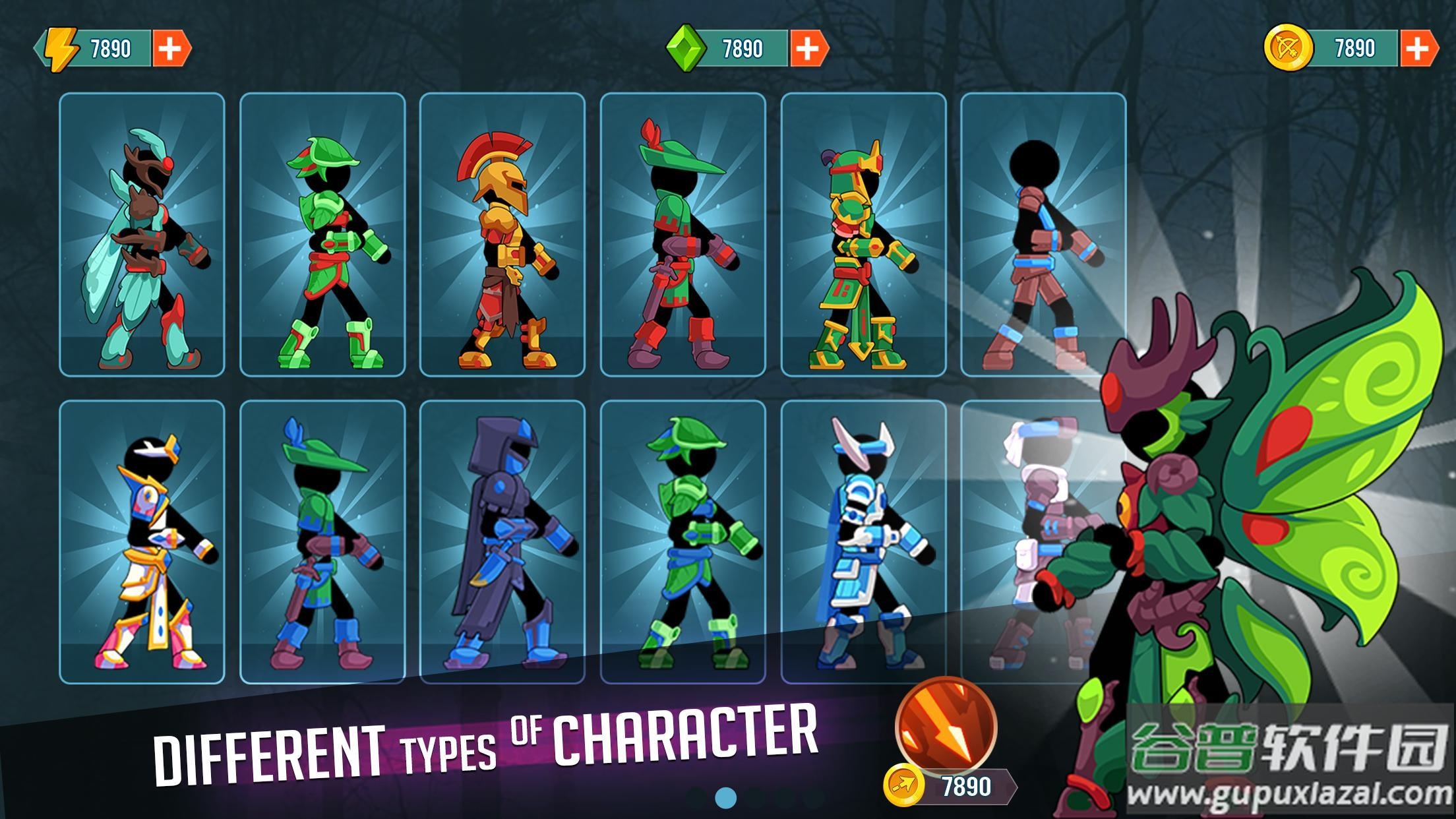 火柴人射手战士游戏截图3