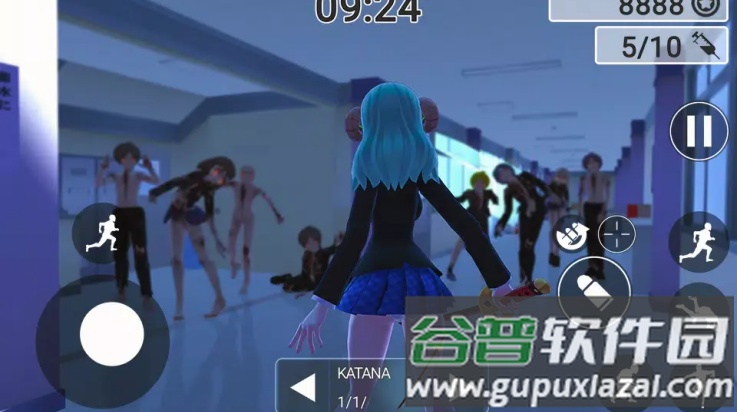 动漫女孩僵尸猎人现场截图1