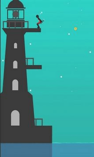 火柴人悬崖翻转跳水游戏截图1
