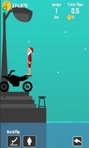 火柴人悬崖翻转跳水游戏截图2