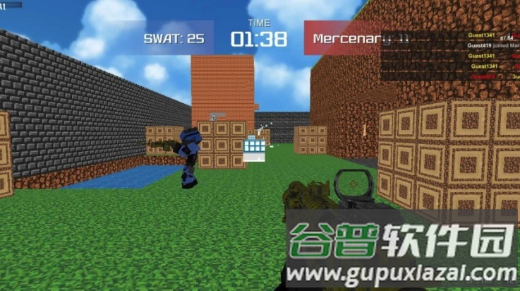 我的世界csgo整合包下载(Advanced blocky combat swat v1)截图4