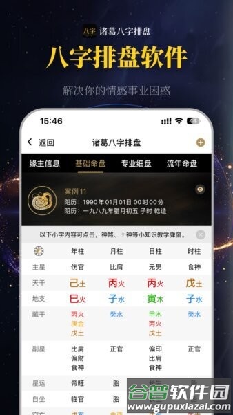 诸葛八字排盘app免费版截图3