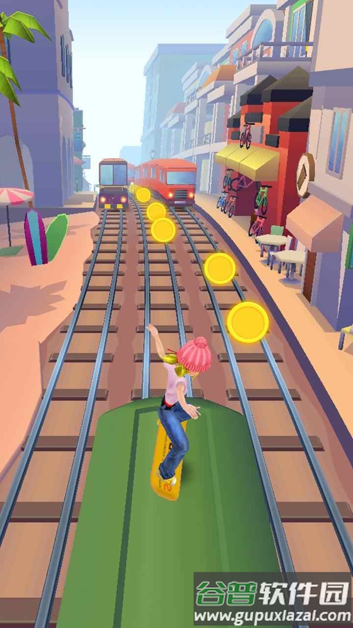 地铁3D冲刺游戏截图1