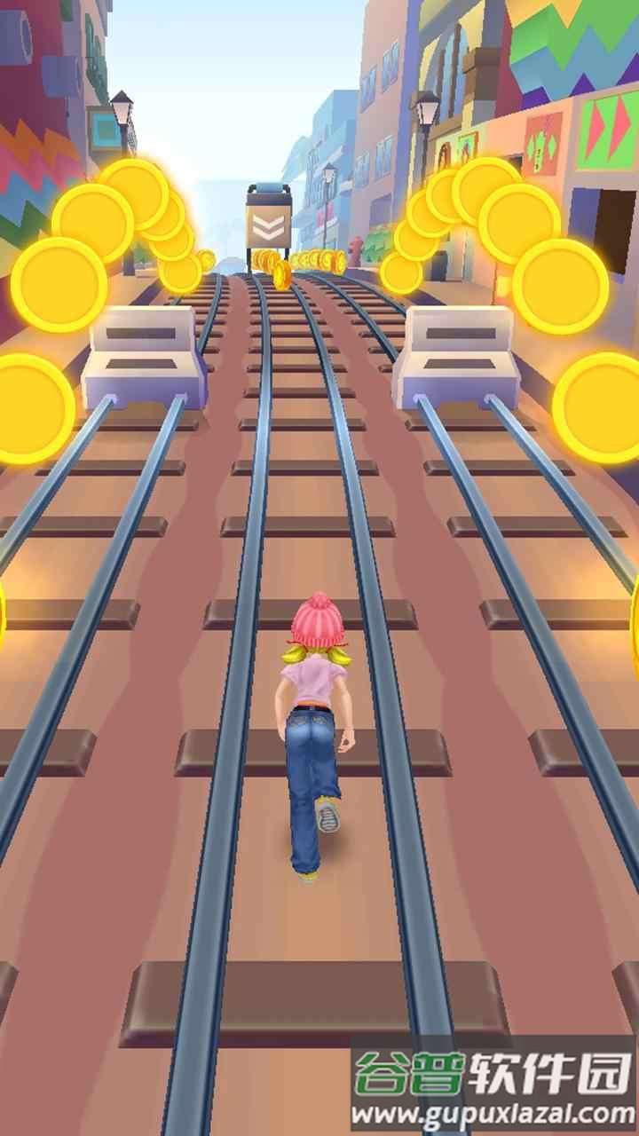 地铁3D冲刺游戏截图2