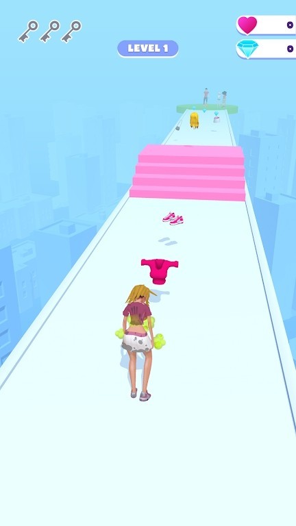 美女跑酷改造最新版(Makeover Run)截图2