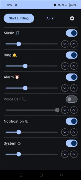 Volume Limiter音量控制截图1