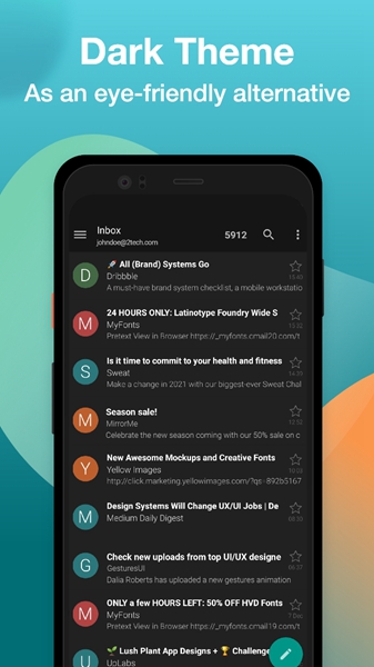 Aqua Mail pro专业解锁版截图1