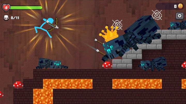 火柴人与工匠游戏(Stickman vs Craftman)截图1
