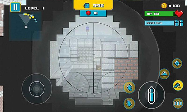 狙击手生存战手游(American Block Sniper Survival)截图4