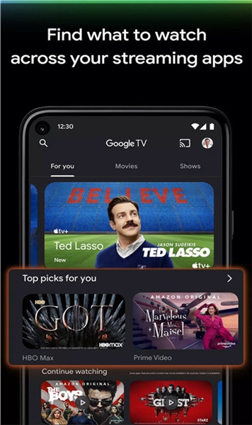Google TV安装app截图2
