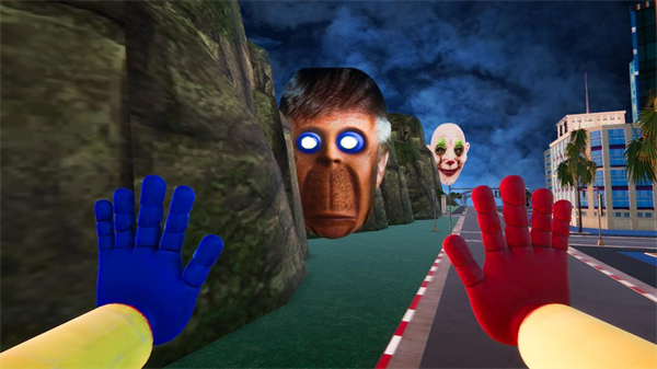 逃离恐怖面孔游戏下载(Scary Face Chasing Horror Game)截图1