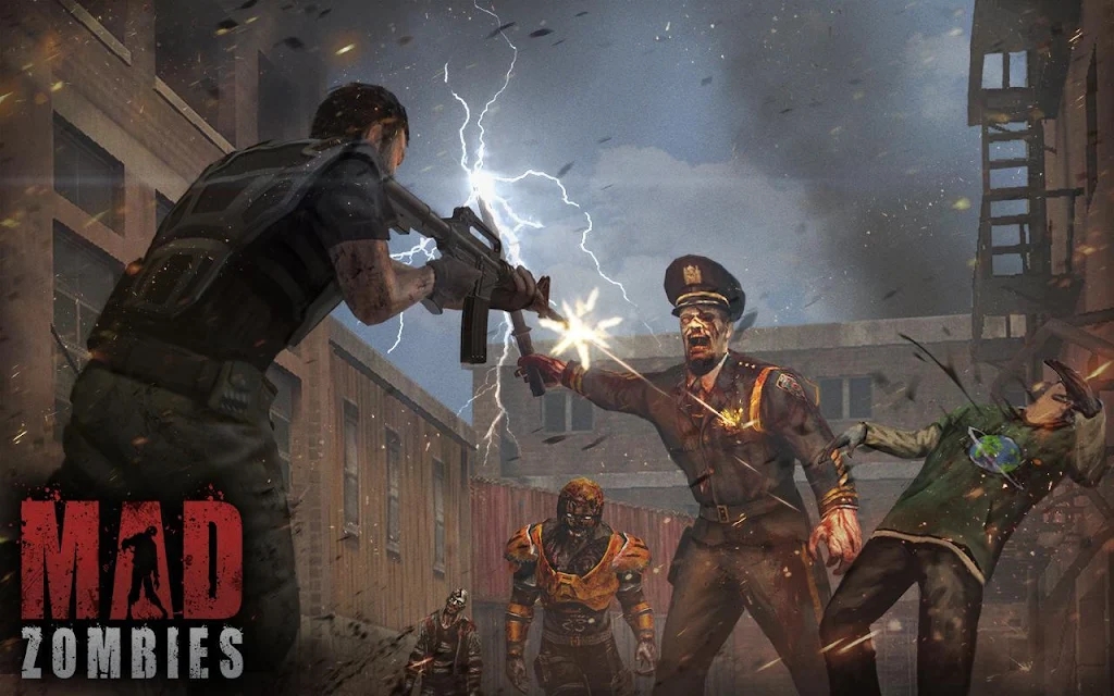 疯狂的僵尸最新版下载安装(Mad Zombies)截图1
