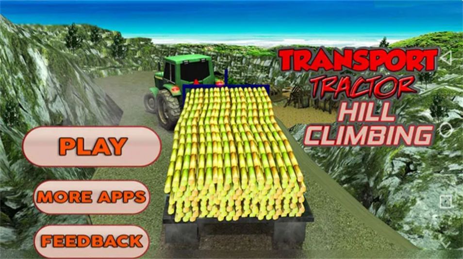 运输拖拉机爬山Transport Tractor Hill Climbing游戏截图2