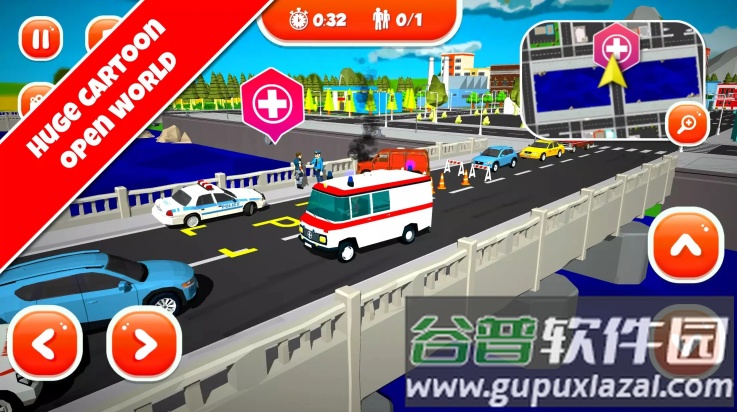 紧急城市救护车模拟器(Emergency City Ambulance)截图3