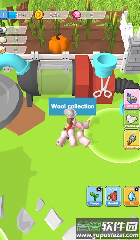 放置羊毛大亨游戏(Idle Wool Tycoon)截图1