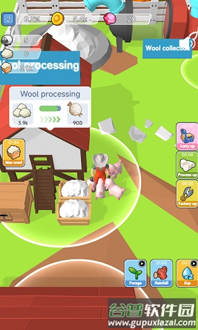 放置羊毛大亨游戏(Idle Wool Tycoon)截图2