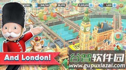 大富翁大亨游戏(MONOPOLY Tycoon)截图1