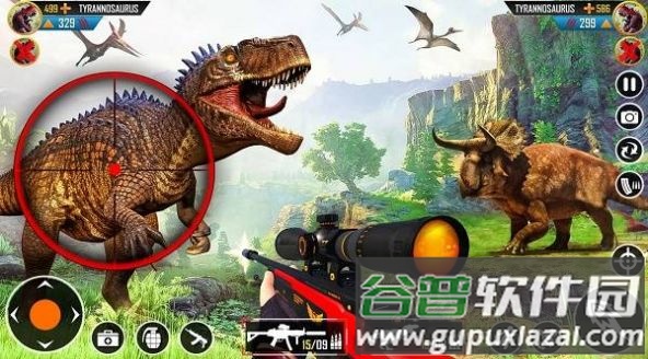 恐龙生存斗争游戏(Wild Dinosaur Hunting Zoo Game)截图1