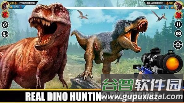 恐龙生存斗争游戏(Wild Dinosaur Hunting Zoo Game)截图3
