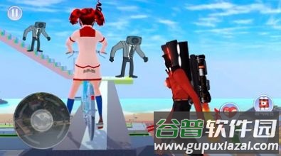 樱花逃离监控人游戏截图3